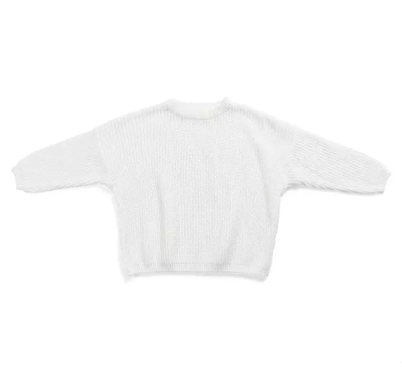 White Knit Sweater