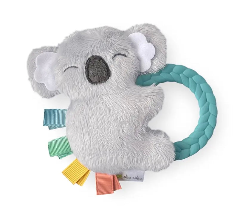 Itzy Ritzy- Plush Rattle with Teether