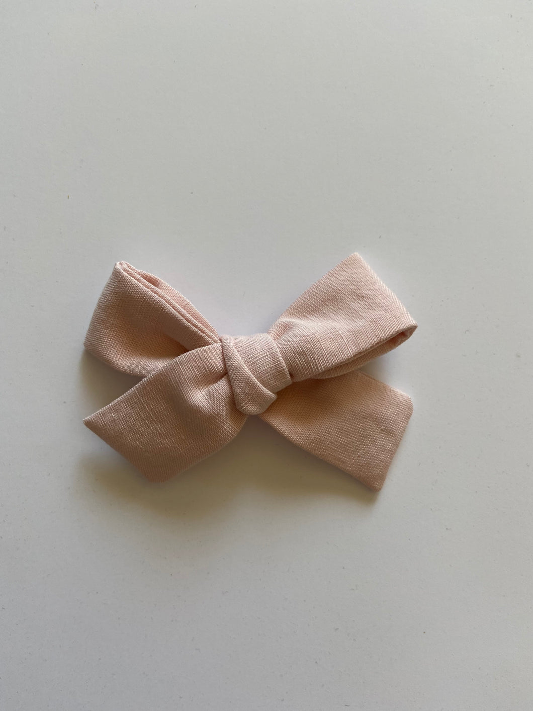 Blush Pink Bow Clip