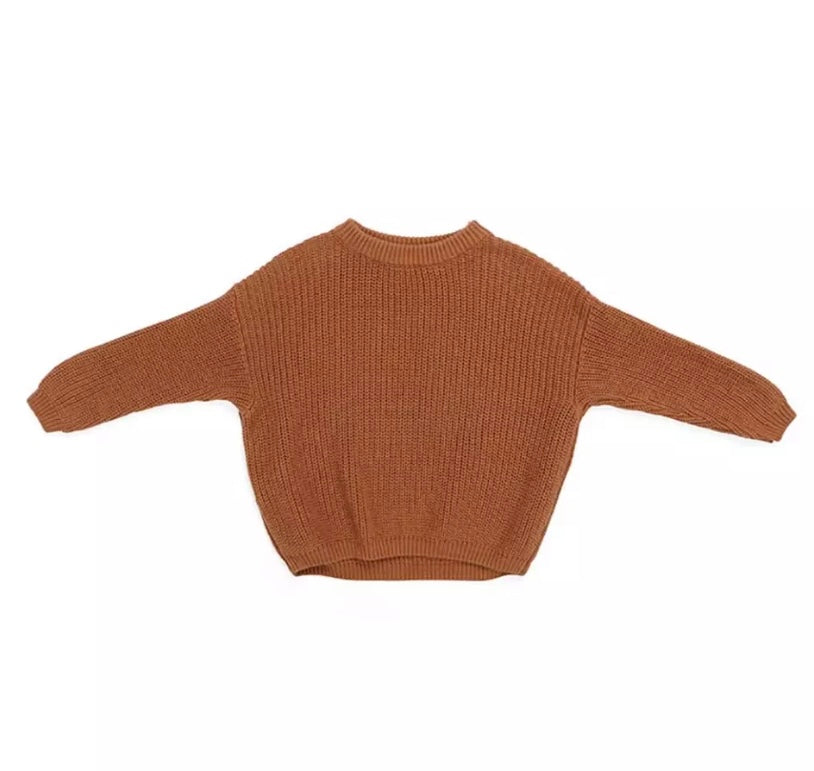 Burnt Orange Knit Sweater