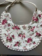 Load image into Gallery viewer, Reversible Floral &amp; Checkered Bib
