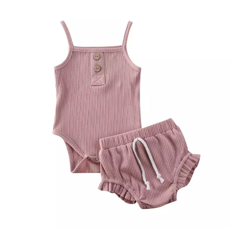 Rose Tank & Bloomer Set