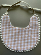 Load image into Gallery viewer, Reversible Floral &amp; Checkered Bib
