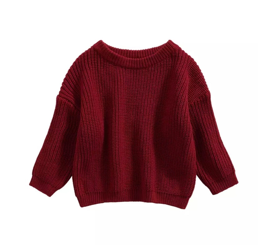 Red Knit Sweater